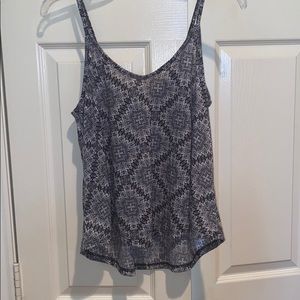 Black and white tank